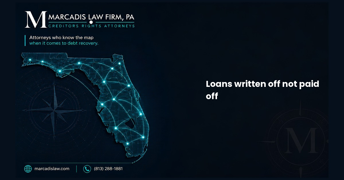 Loans written off not paid off