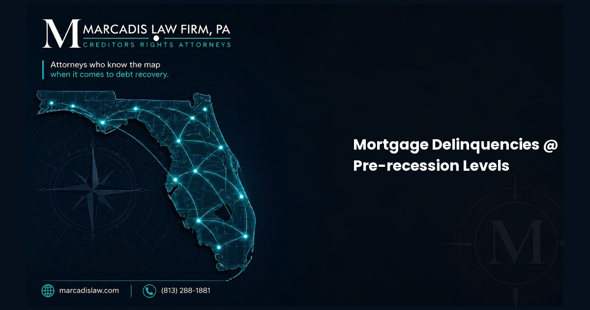 Mortgage Delinquencies @ Pre-recession Levels