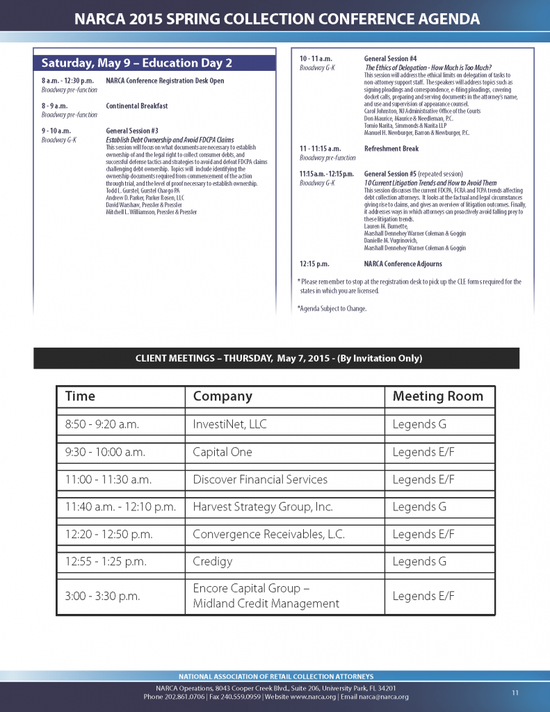 Collection Conference