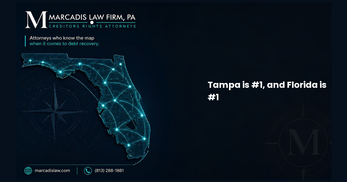 Tampa is #1, and Florida is #1
