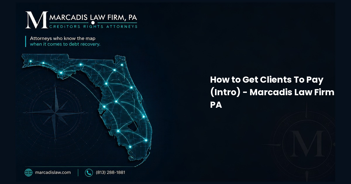 How to Get Clients To Pay (Intro) - Marcadis Law Firm PA