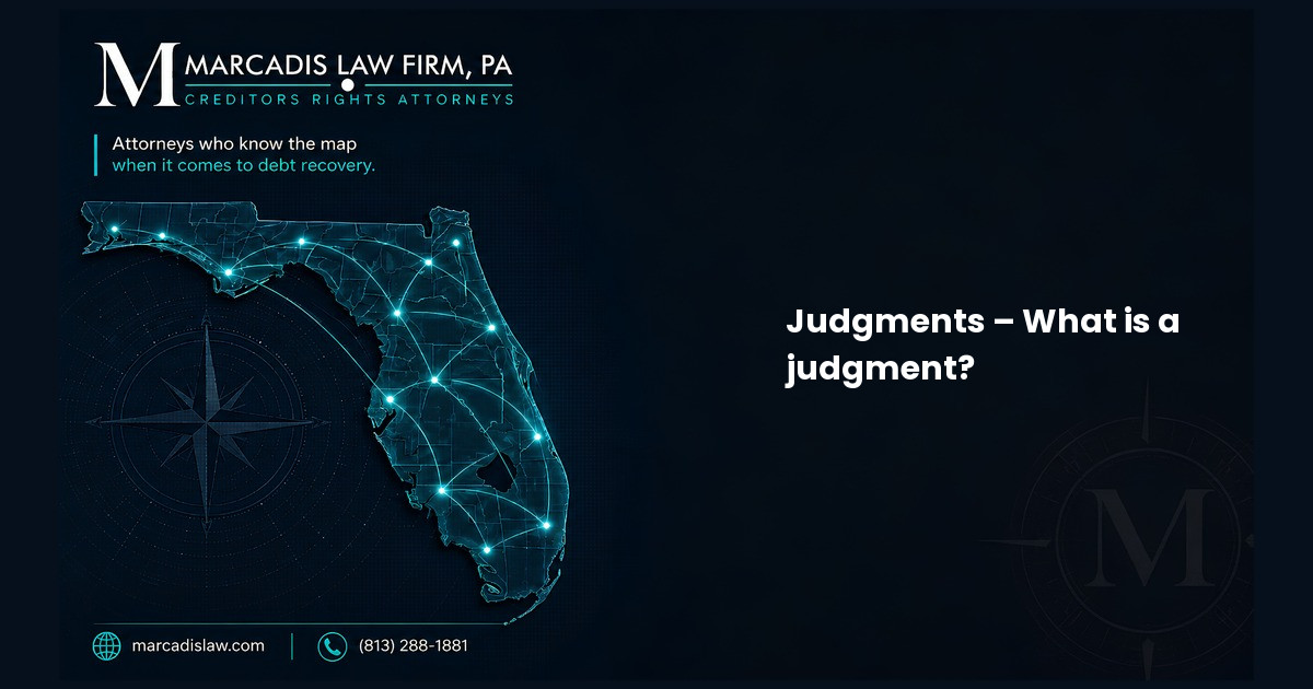 Judgments – What is a judgment?