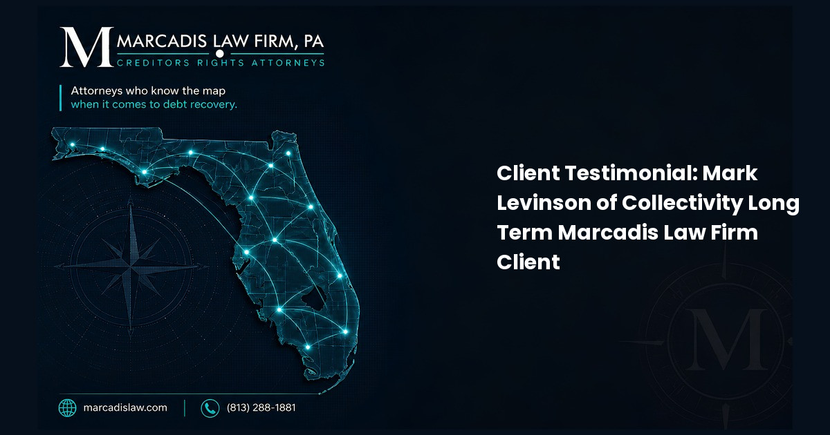 Client Testimonial: Mark Levinson of Collectivity Long Term Marcadis Law Firm Client