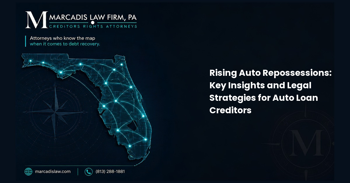 Rising Auto Repossessions: Key Insights and Legal Strategies for Auto Loan Creditors