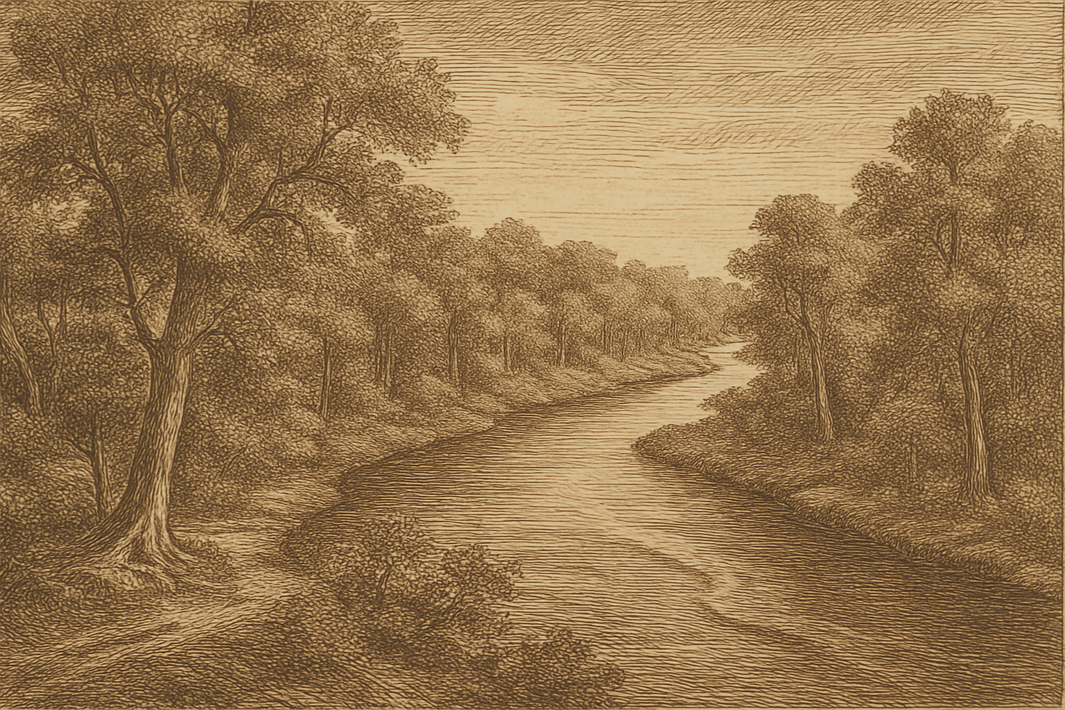 3rd Circuit, Florida - the Suwannee River winding through Suwannee County