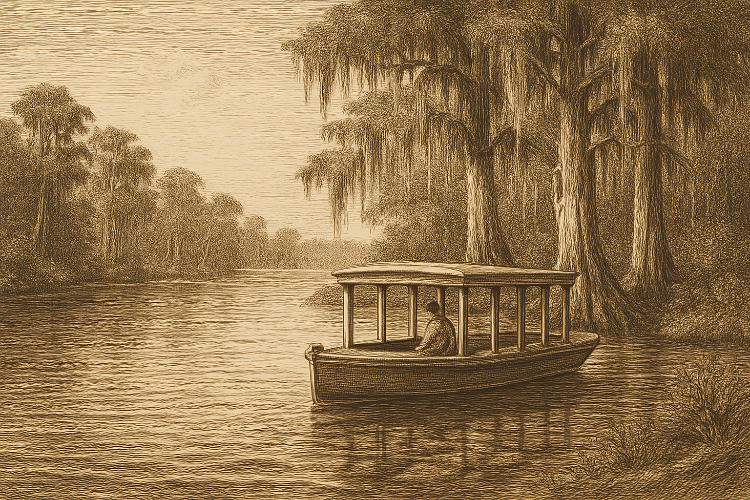 5th Circuit, Florida - the glass-bottom springs at Silver Springs in Marion County