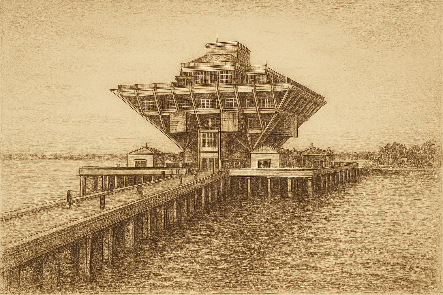 St. Petersburg, Florida - the St. Pete Pier on Tampa Bay
