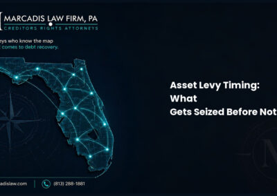 Asset Levy Timing: What Gets Seized Before Notice