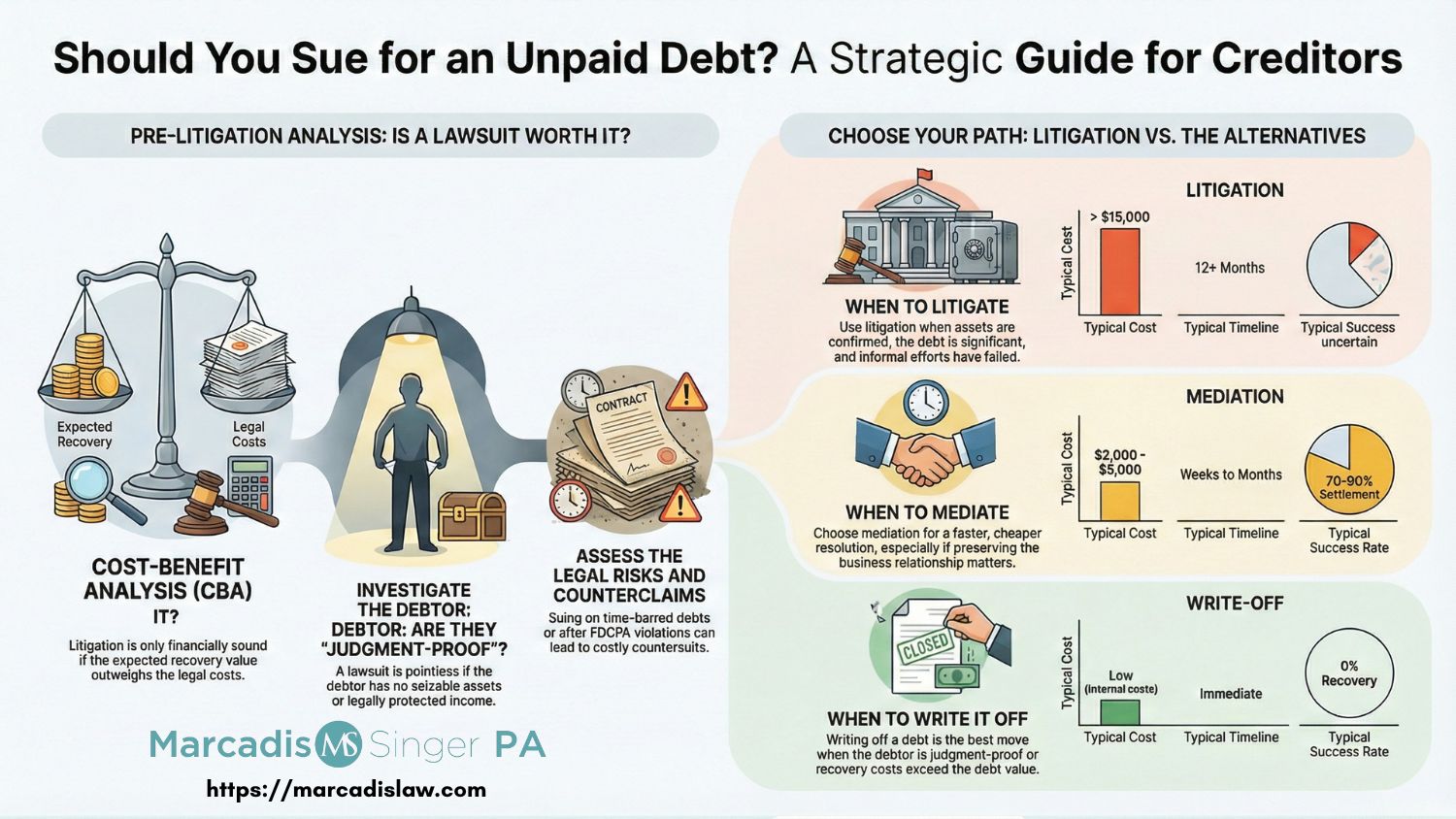 should you sue for an unpaid debt